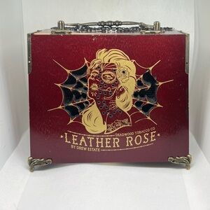 Leather Rose Cigar Box  Bluetooth Speaker.